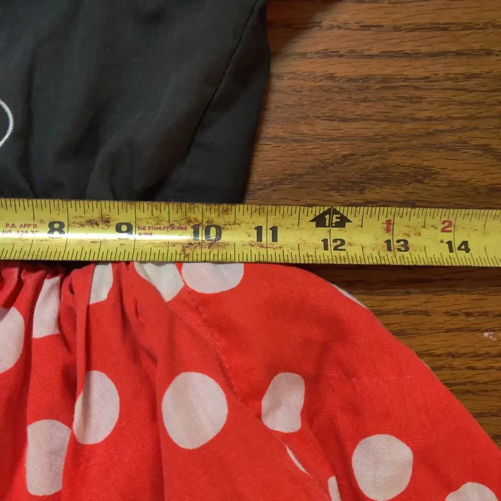 Vintage Disney Character Fashions Minnie Mouse Polka Dot Dress toddler Size 4T - Picture 6 of 7